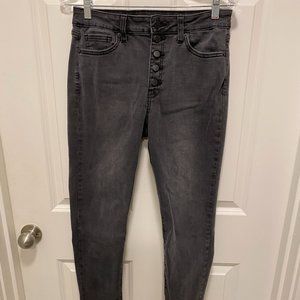 Just USA Women's Faded Gray Hight Waisted Pants Size 30